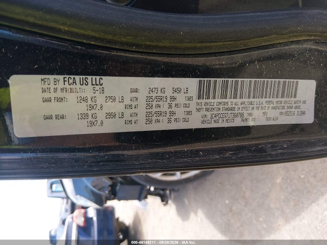 Продаж на аукціоні авто 2018 Dodge Journey Gt, vin: 3C4PDCEG7JT380789, номер лоту: 46149211