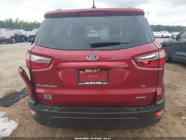 2019 Ford Ecosport Se მანქანა იყიდება აუქციონზე, vin: MAJ6S3GLXKC303820, აუქციონის ნომერი: 46149289