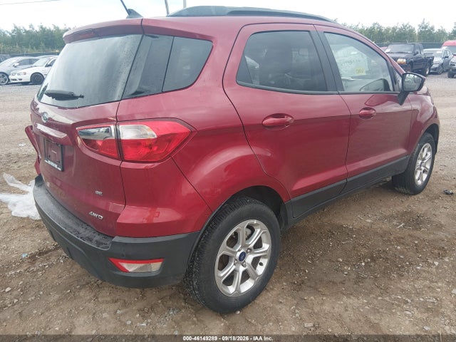 2019 Ford Ecosport Se მანქანა იყიდება აუქციონზე, vin: MAJ6S3GLXKC303820, აუქციონის ნომერი: 46149289