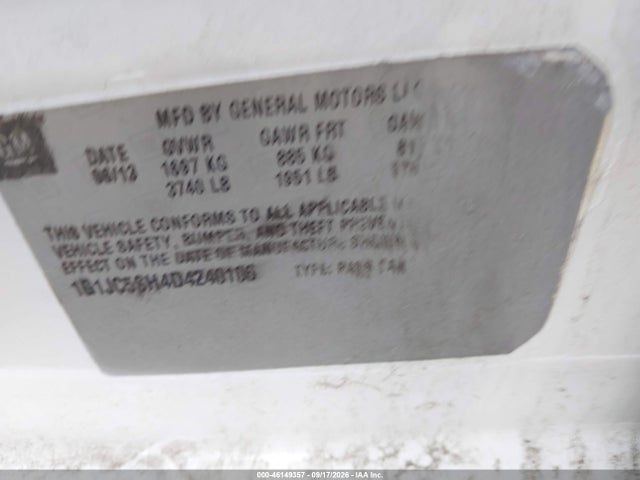 Aukcja sprzedaży 2013 Chevrolet Sonic Lt Auto, vin: 1G1JC5SH4D4240106, numer aukcji: 46149357