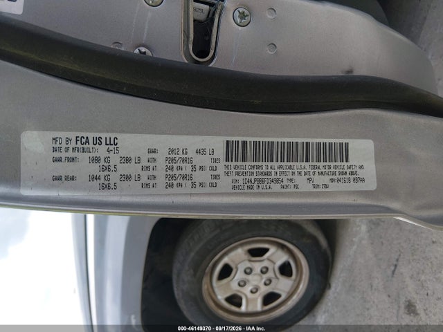 Jeep Patriot Sport 2015 1C4NJPBB6FD349854 Image 9