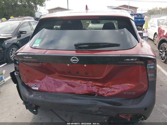 Продажа на аукционе авто 2025 Nissan Kicks Sv Intelligent Awd, vin: 3N8AP6CB3SL368683, номер лота: 46149373