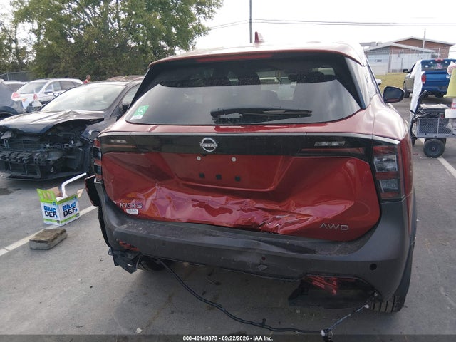 Продажа на аукционе авто 2025 Nissan Kicks Sv Intelligent Awd, vin: 3N8AP6CB3SL368683, номер лота: 46149373