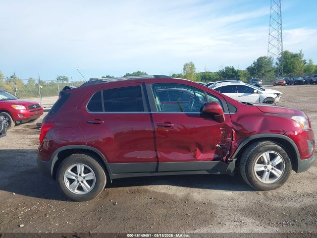 46149451 :رقم المزاد ، 3GNCJPSB2GL212257 vin ، 2016 Chevrolet Trax Lt مزاد بيع