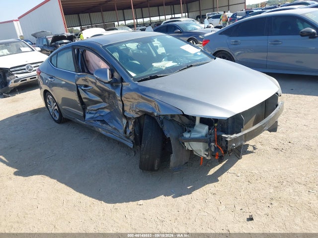2017 Hyundai Elantra Limited მანქანა იყიდება აუქციონზე, vin: KMHD84LF4HU283357, აუქციონის ნომერი: 46149553