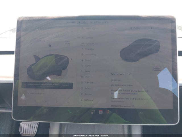 46149589 :رقم المزاد ، 5YJ3E1EA0PF711666 vin ، 2023 Tesla Model 3 Rear-wheel Drive مزاد بيع