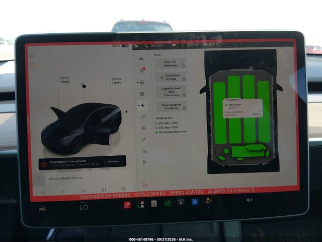 7SAYGDED3RF209560 Tesla Model Y Long Range Single Motor Rear-wheel Drive/rwd