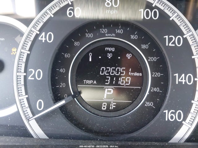 46149780 :رقم المزاد ، 1HGCR2F80EA077062 vin ، 2014 Honda Accord Ex-l مزاد بيع