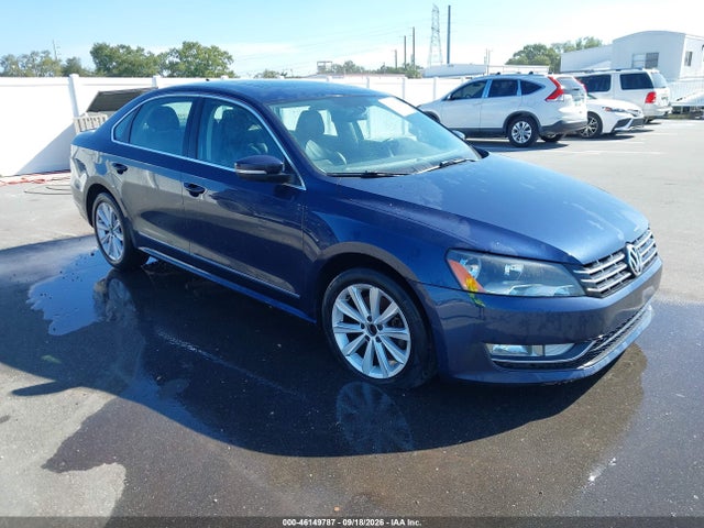 2013 Volkswagen Passat 2.5l Sel Premium მანქანა იყიდება აუქციონზე, vin: 1VWCH7A3XDC133454, აუქციონის ნომერი: 46149787