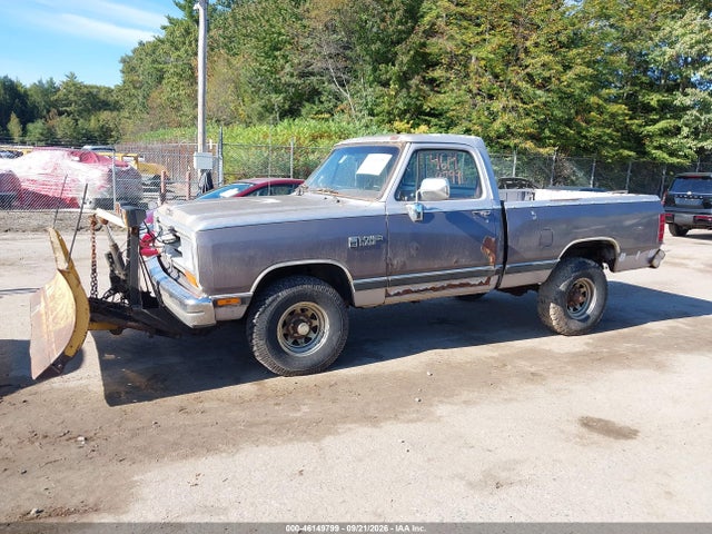 1989 Dodge W-series W100 მანქანა იყიდება აუქციონზე, vin: 1B7HM06Y7KS031001, აუქციონის ნომერი: 46149799