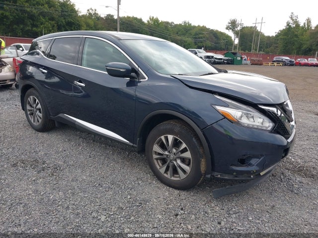 2015 Nissan Murano S მანქანა იყიდება აუქციონზე, vin: 5N1AZ2MH1FN281061, აუქციონის ნომერი: 46149929