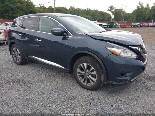 2015 Nissan Murano S მანქანა იყიდება აუქციონზე, vin: 5N1AZ2MH1FN281061, აუქციონის ნომერი: 46149929
