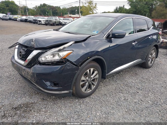 2015 Nissan Murano S მანქანა იყიდება აუქციონზე, vin: 5N1AZ2MH1FN281061, აუქციონის ნომერი: 46149929