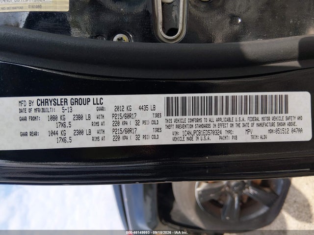 Aukcja sprzedaży 2014 Jeep Patriot Limited, vin: 1C4NJPCB1ED570324, numer aukcji: 46149993