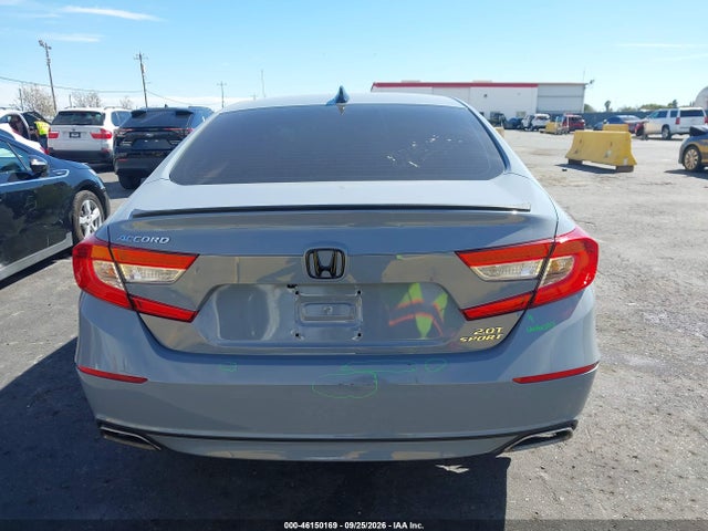 46150169 :رقم المزاد ، 1HGCV2F37NA023032 vin ، 2022 Honda Accord Sport 2.0t مزاد بيع
