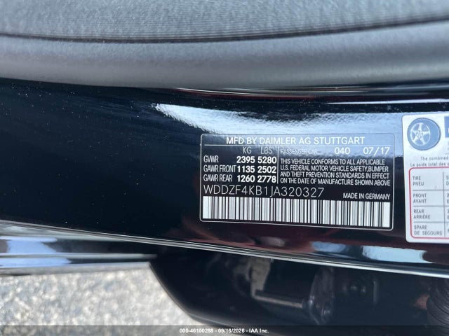 Продаж на аукціоні авто 2018 Mercedes-benz E 300 4matic, vin: WDDZF4KB1JA320327, номер лоту: 46150288