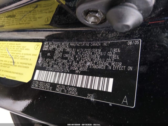 Aukcja sprzedaży 2005 Lexus Rx 330, vin: 2T2GA31U05C041574, numer aukcji: 46150449