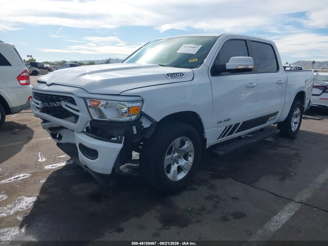 46150467 :رقم المزاد ، 1C6RREFT4NN157804 vin ، 2022 Ram 1500 Big Horn  4x2 5'7 Box مزاد بيع