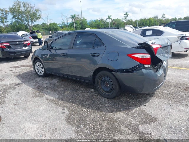 Aukcja sprzedaży 2016 Toyota Corolla Le, vin: 2T1BURHE3GC640723, numer aukcji: 46150682