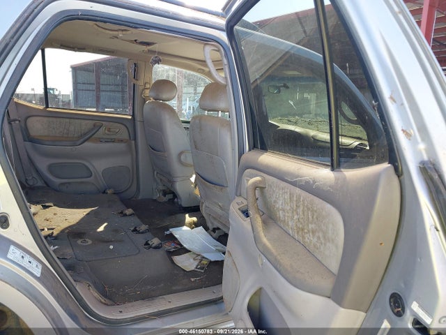 2001 Toyota Sequoia Limited V8 მანქანა იყიდება აუქციონზე, vin: 5TDZT38A71S017230, აუქციონის ნომერი: 46150783