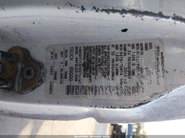Продаж на аукціоні авто 1996 Nissan Truck Xe, vin: 1N6SD11S4TC335197, номер лоту: 46150864