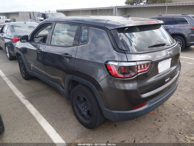2020 Jeep Compass Sport Fwd მანქანა იყიდება აუქციონზე, vin: 3C4NJCAB0LT257848, აუქციონის ნომერი: 46150918