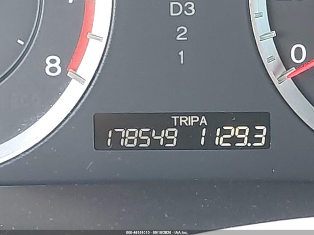 46151010 :رقم المزاد ، 1HGCP26809A101162 vin ، 2009 Honda Accord 2.4 Ex-l مزاد بيع