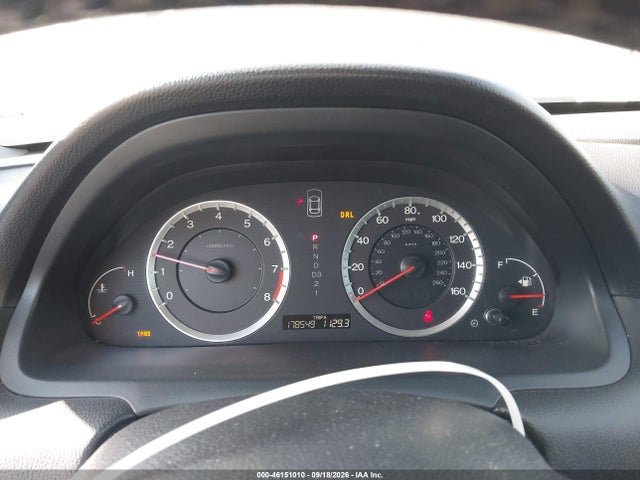 46151010 :رقم المزاد ، 1HGCP26809A101162 vin ، 2009 Honda Accord 2.4 Ex-l مزاد بيع
