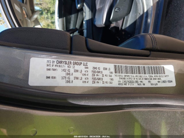 Продаж на аукціоні авто 2013 Jeep Grand Cherokee Laredo, vin: 1C4RJFAG3DC611955, номер лоту: 46151024