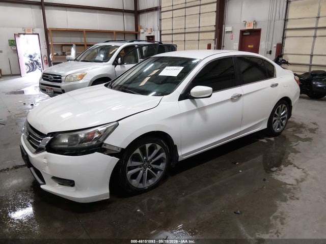 46151093 :رقم المزاد ، 1HGCR2F51EA033674 vin ، 2014 Honda Accord Sport مزاد بيع