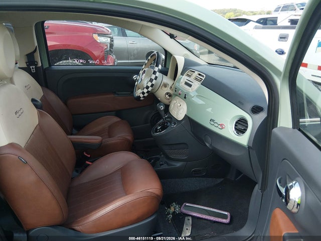 46151119 :رقم المزاد ، 3C3CFFER1FT667701 vin ، 2015 Fiat 500c Lounge مزاد بيع
