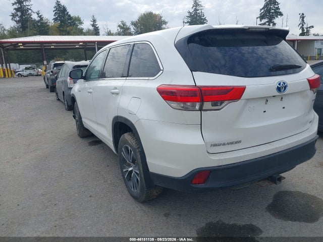 Продаж на аукціоні авто 2017 Toyota Highlander Hybrid Le, vin: 5TDBGRFH5HS024406, номер лоту: 46151139