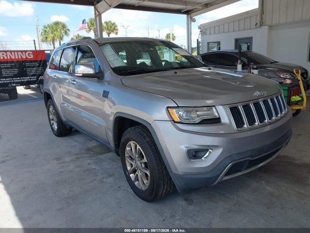 2015 Jeep Grand Cherokee Limited მანქანა იყიდება აუქციონზე, vin: 1C4RJEBG0FC815673, აუქციონის ნომერი: 46151199
