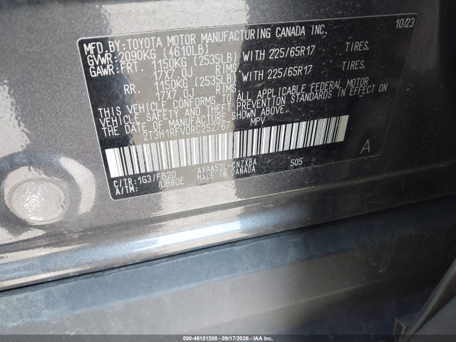 Toyota RAV4 LE 2024 2T3H1RFV0RC252767 Image 9