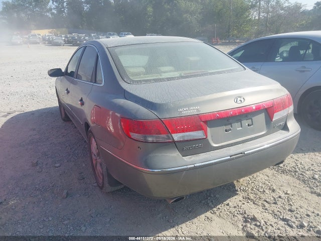 Продажа на аукционе авто 2006 Hyundai Azera Limited/se, vin: KMHFC46F86A135617, номер лота: 46151272