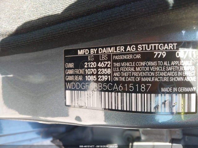 Продаж на аукціоні авто 2012 Mercedes-benz C 300 Luxury 4matic/sport 4matic, vin: WDDGF8BB5CA615187, номер лоту: 46151477