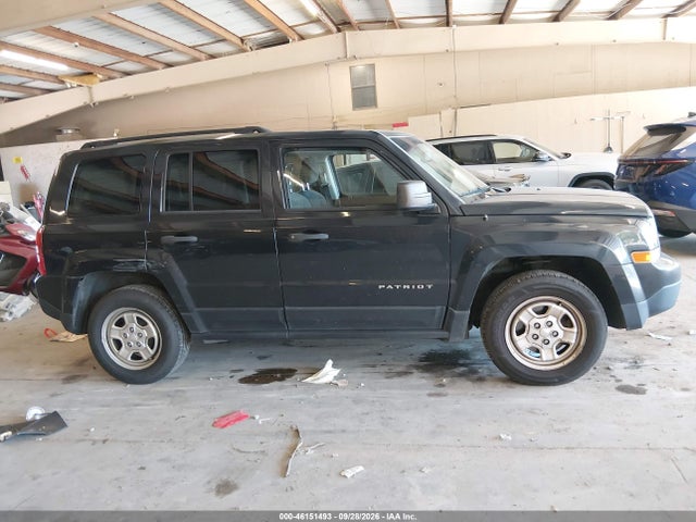 2016 Jeep Patriot Sport მანქანა იყიდება აუქციონზე, vin: 1C4NJPBA4GD562200, აუქციონის ნომერი: 46151493