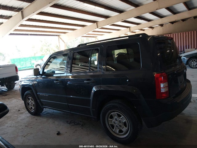 2016 Jeep Patriot Sport მანქანა იყიდება აუქციონზე, vin: 1C4NJPBA4GD562200, აუქციონის ნომერი: 46151493
