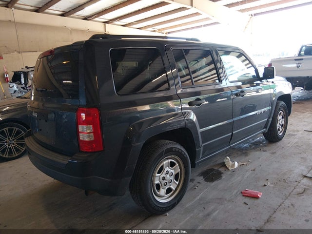 2016 Jeep Patriot Sport მანქანა იყიდება აუქციონზე, vin: 1C4NJPBA4GD562200, აუქციონის ნომერი: 46151493