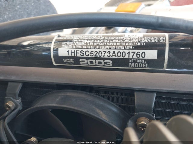 Продаж на аукціоні авто 2003 Honda Vt1300 S, vin: 1HFSC52073A001760, номер лоту: 46151495