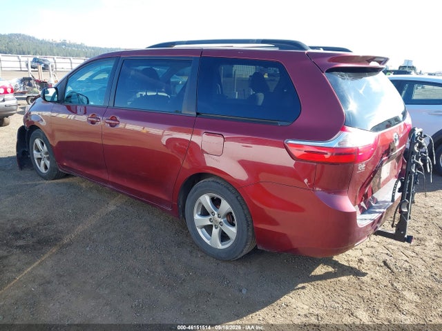 2015 Toyota Sienna Le 8 Passenger მანქანა იყიდება აუქციონზე, vin: 5TDKK3DC6FS534442, აუქციონის ნომერი: 46151514