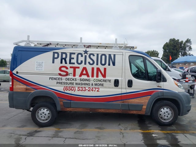 46151545 :رقم المزاد ، 3C6TRVAG7FE514673 vin ، 2015 Ram Promaster 1500 Low Roof مزاد بيع