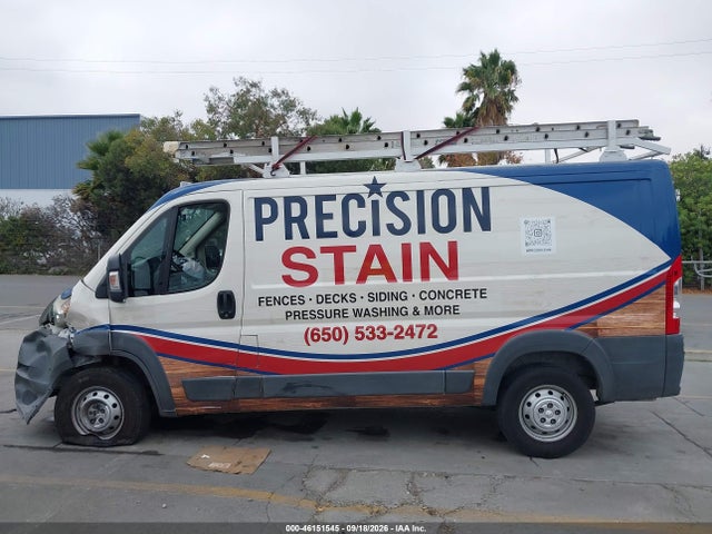 46151545 :رقم المزاد ، 3C6TRVAG7FE514673 vin ، 2015 Ram Promaster 1500 Low Roof مزاد بيع