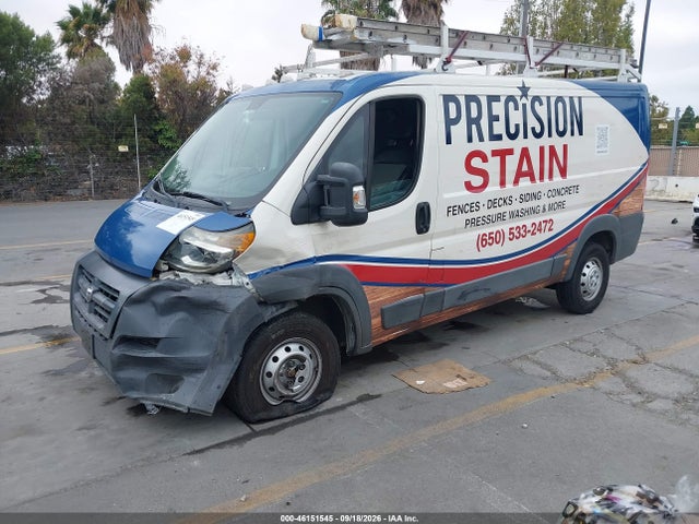46151545 :رقم المزاد ، 3C6TRVAG7FE514673 vin ، 2015 Ram Promaster 1500 Low Roof مزاد بيع