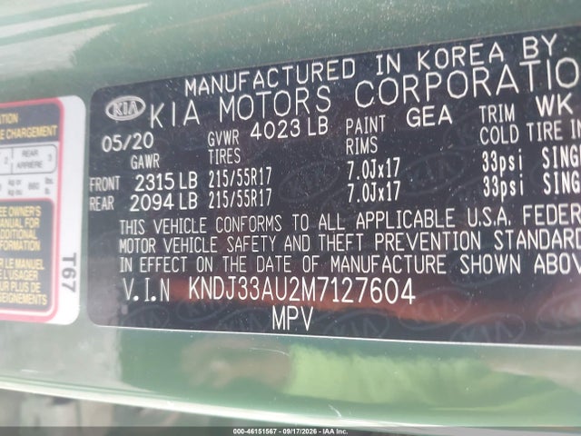 KIA SOUL EX 2021 KNDJ33AU2M7127604 Image 9