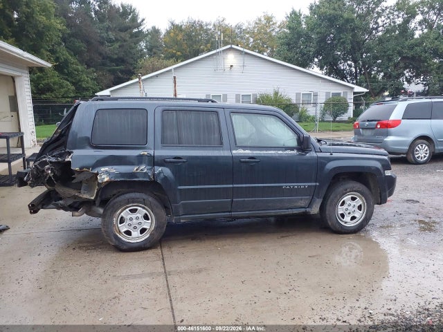 2015 Jeep Patriot Sport მანქანა იყიდება აუქციონზე, vin: 1C4NJRBB1FD135205, აუქციონის ნომერი: 46151600