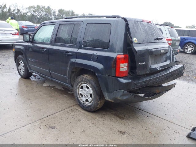 2015 Jeep Patriot Sport მანქანა იყიდება აუქციონზე, vin: 1C4NJRBB1FD135205, აუქციონის ნომერი: 46151600