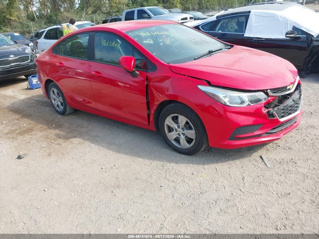 Продажа на аукционе авто 2018 Chevrolet Cruze Ls Auto, vin: 1G1BC5SM1J7167840, номер лота: 46151618