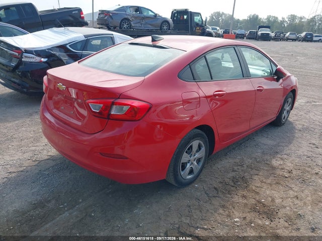 46151618 :رقم المزاد ، 1G1BC5SM1J7167840 vin ، 2018 Chevrolet Cruze Ls Auto مزاد بيع