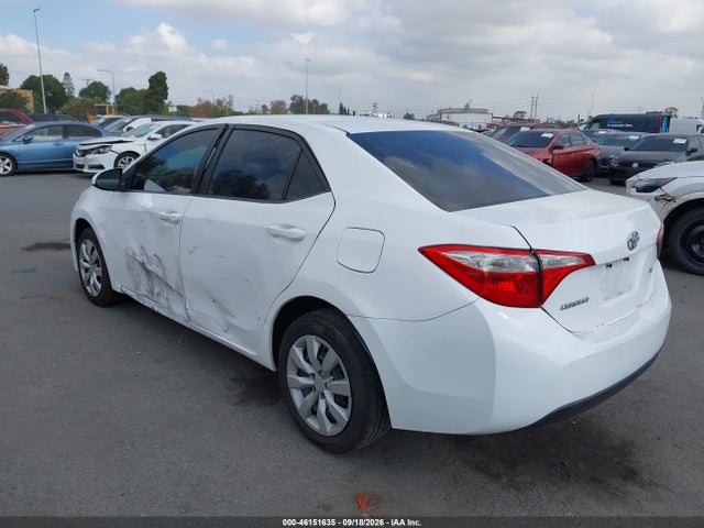 Продаж на аукціоні авто 2015 Toyota Corolla Le, vin: 5YFBURHE7FP235964, номер лоту: 46151635